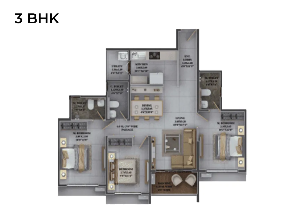 3 BHK